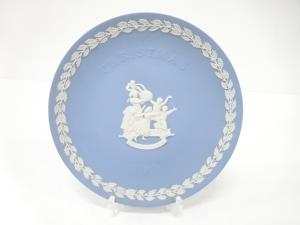 WEDGWOOD　ウェッジウッド　ジャスパー　クリスマスイヤープレート(1996年)　洋食器